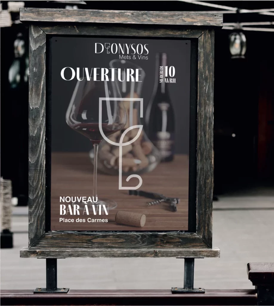 affiche bar à vin