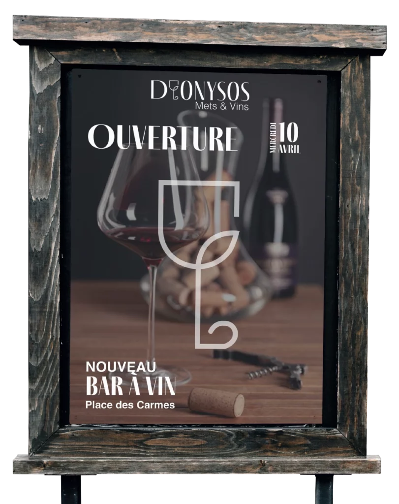 affiche bar à vin